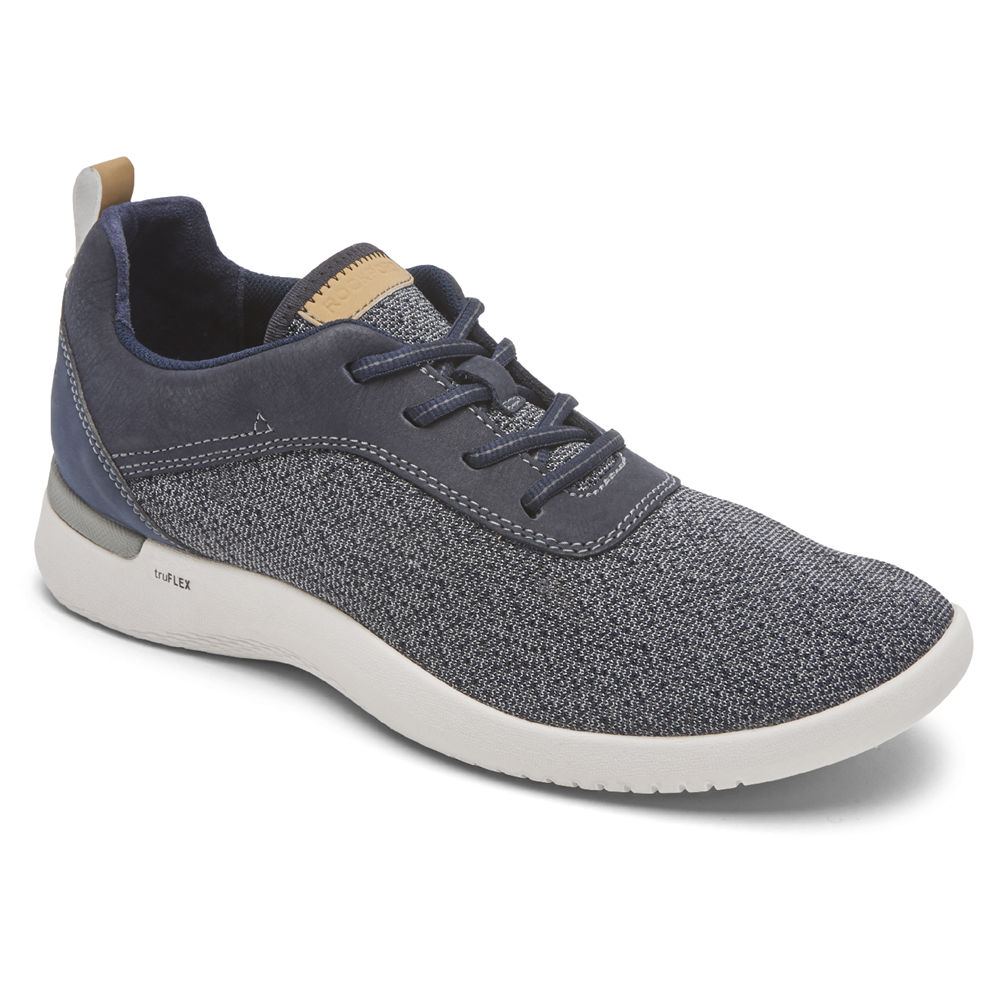 Rockport Joggesko Herre Blå - Truflex Fly Plain Toe - CPXE57630